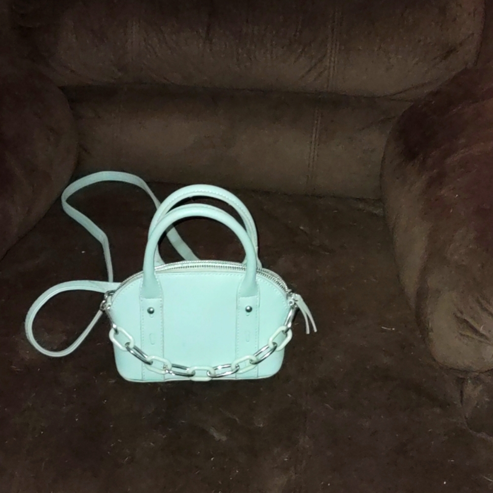 Little mint green purse